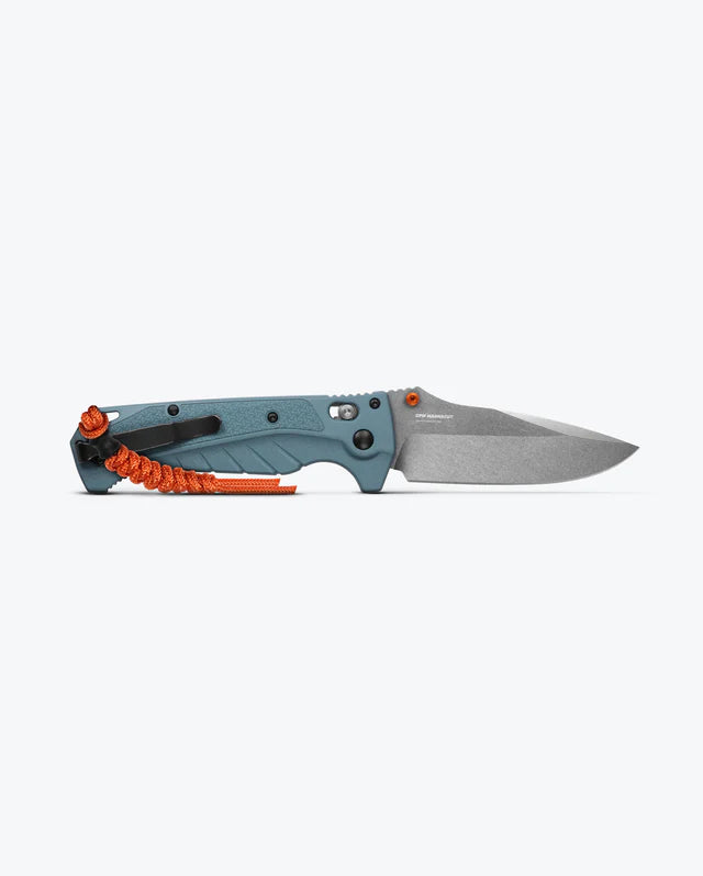 Benchmade Adira Depth Blue Grivory Drop-Point 3.88'' CPM-MagnaCut Folding Knife (18060)