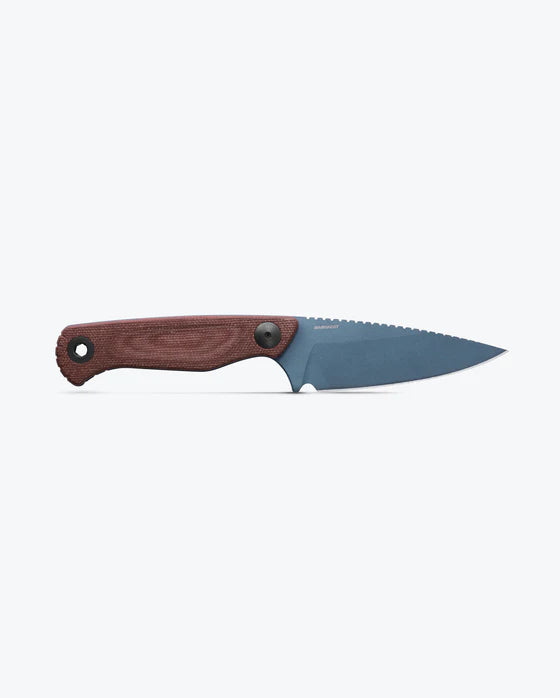 Benchmade Dacian Brown Canvas Micarta Spear Point 3.54" Fixed Blade Knife (203BT-01)