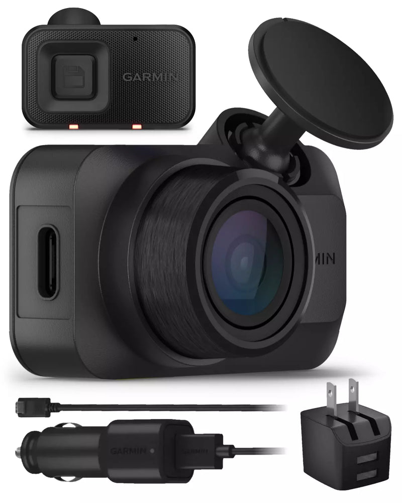 Garmin Ultracompact 1080p Dash Cam Mini 3 with a 140-degree Field of View and built-in Clarity Polarizer (010-02899-00) with Wearable4U Power Bank Bundle