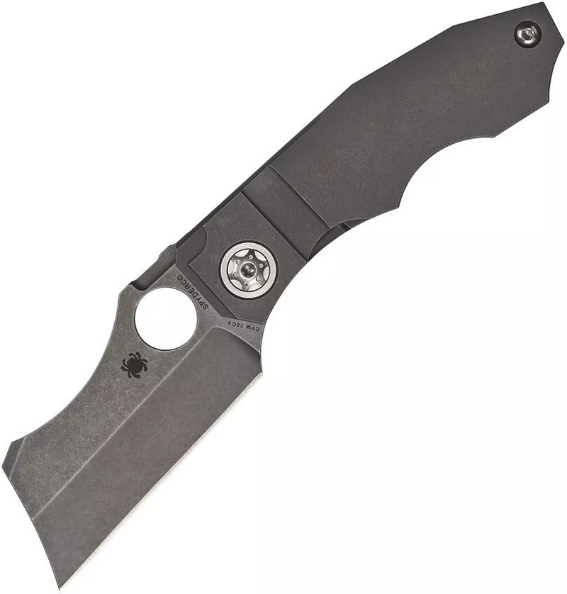 Spyderco Stovepipe 2.78" Plain Edge Folding Pocket Knife (C260TIP)