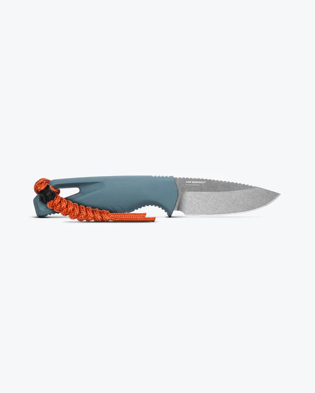 Benchmade Intersect Depth Blue Santoprene 2.68" Drop-Point CPM-MagnaCut Fixed Blade Knife (18050)