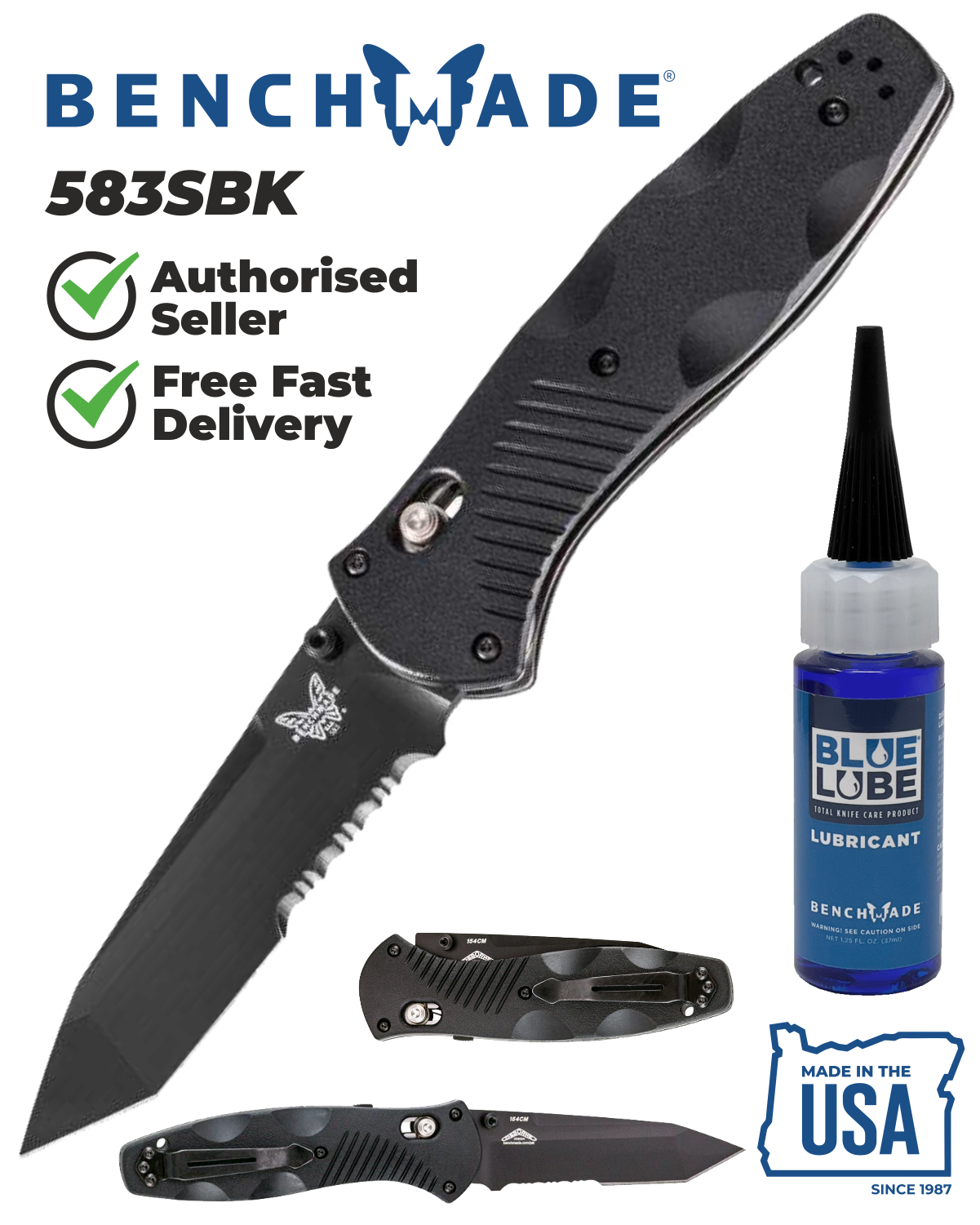  Benchmade Bluelube 1.25oz Knife Care Lubricant