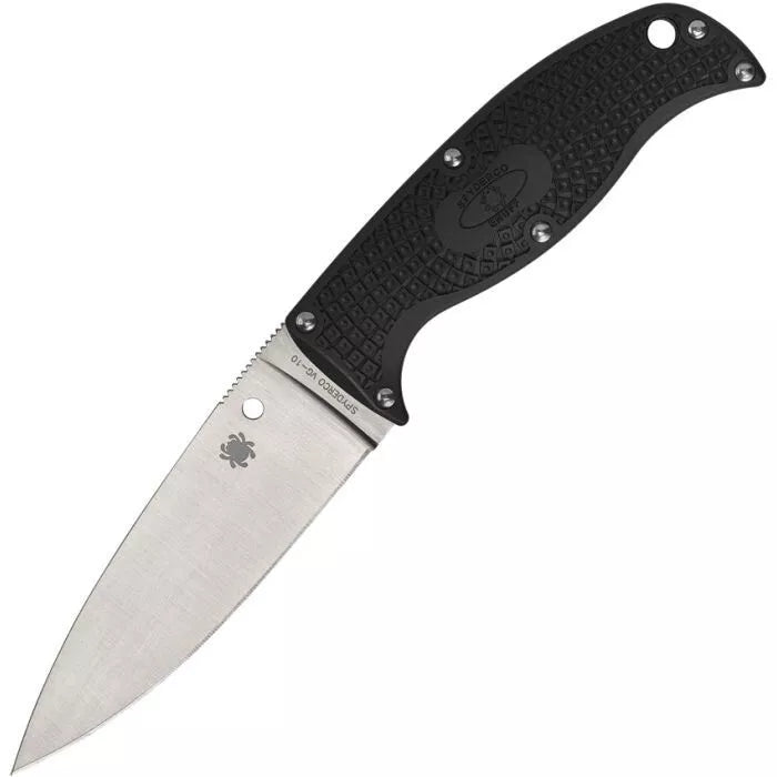 Spyderco Enuff 2 Fixed 3.95" Plain Edge Blade Knife (FB31PBK2)