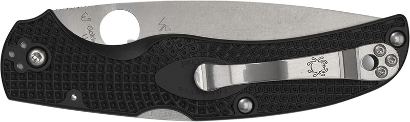 Spyderco Native Chief Black Lightweight Plain Folding 4.02" Pocket Knife (C244PBK)