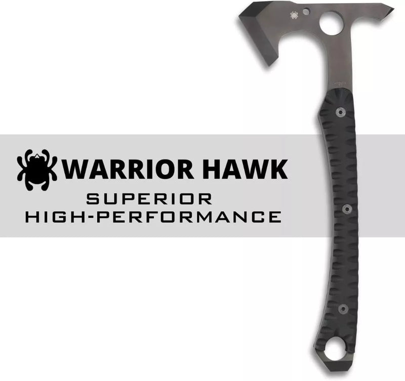 Spyderco Warrior Hawk Tactical Tomahawk D2 Tool Steel G10 Handles with Sheath (H03)