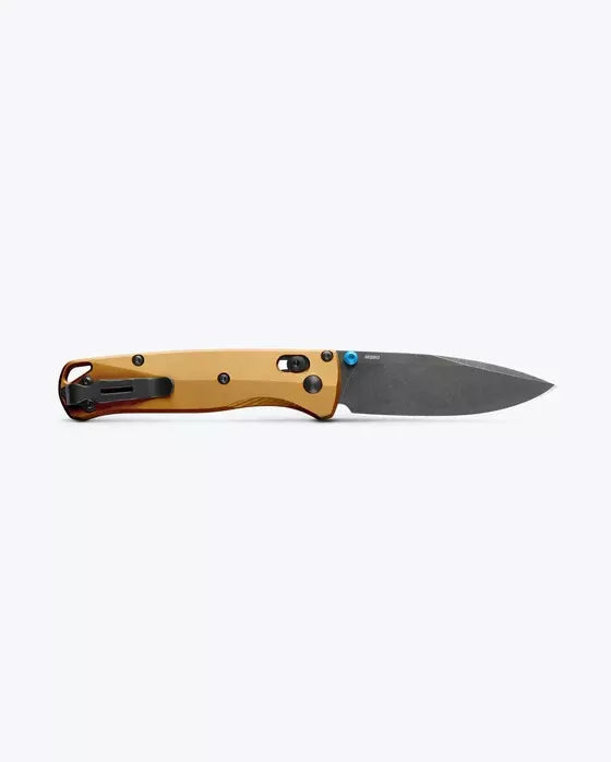 Benchmade Bugout Burnt Brass Aluminum 3.24" Plain Edge Folding Pocket Knife (535BK-07)