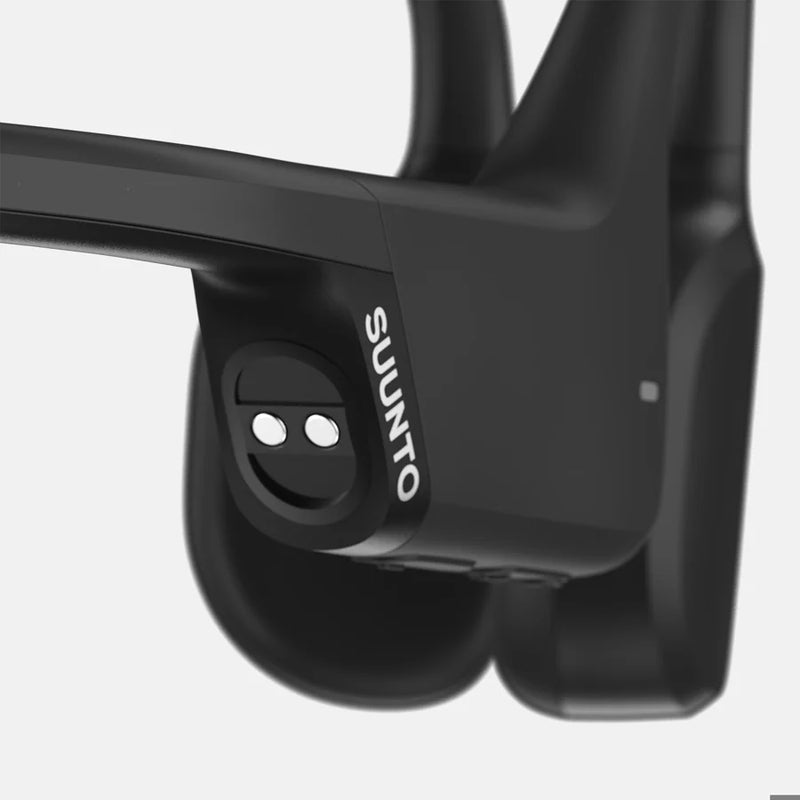 SUUNTO Sonic Open-Ear Bone Conduction Sports Headphone, Black, Bluetooth Wireless Headset w/Enhanced Bass & Multipoint Connection, 10H Playtime w/Fast Charging (SS050946000)