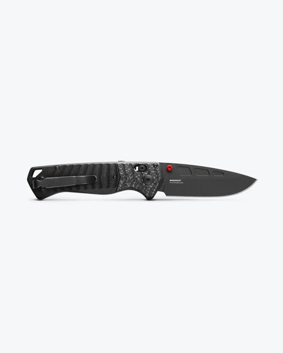 Benchmade PSK Carbon Fiber and Black G10 3.45" Plain Edge Foldinf Pocket Knife (593BK-01)