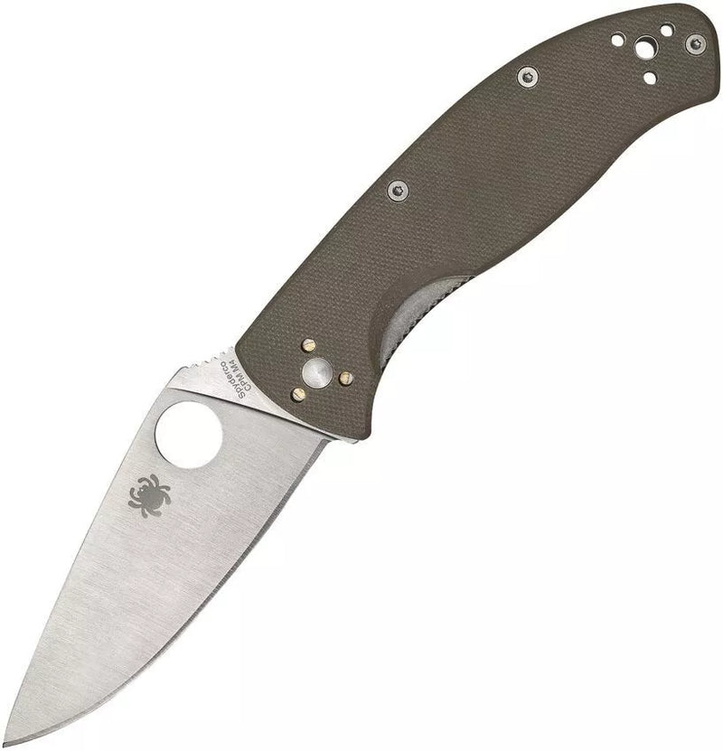 Spyderco Tenacious Brown 3.35" G-10 CPM M4 Folding Pocket Knife (C122GBNM4P)