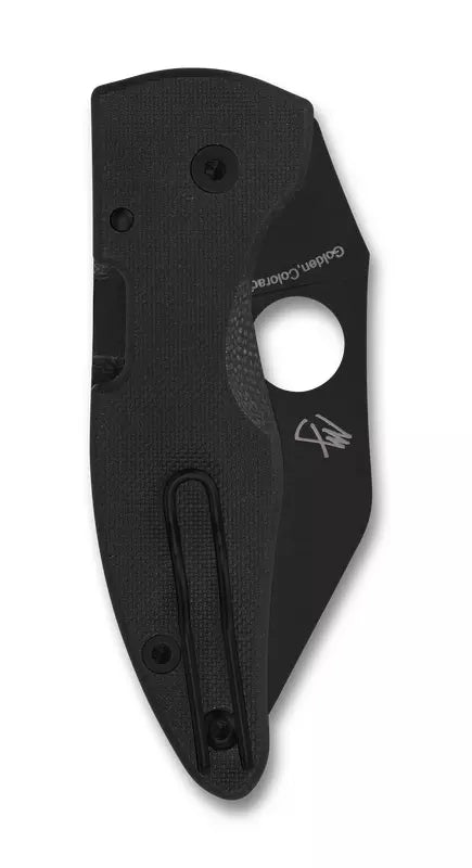 Spyderco MicroJimbo Black G-10 2.45" CPM S30V Folding Pocket Knife (C264GPBK)