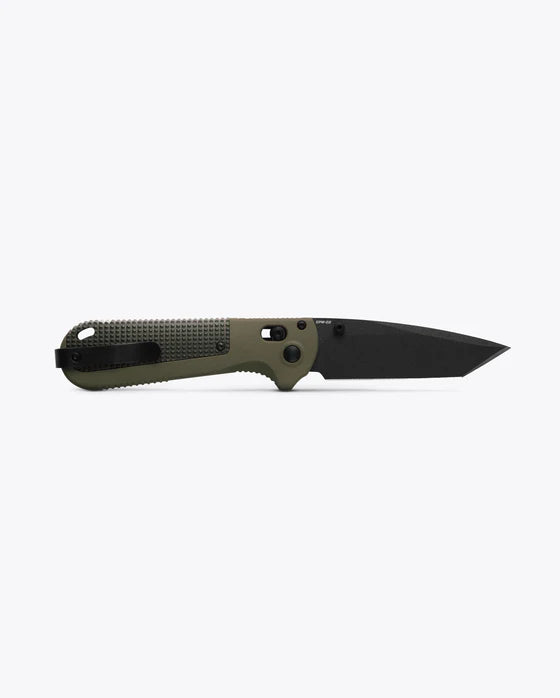 Benchmade Redoubt Ranger Green Forest Grivory 3.53" Plain Edge Folding Pocket Knife (431BK-1)