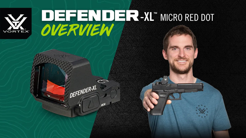 Vortex Optics Defender-XL Micro Waterproof 5 MOA Red Dot Sight (DFXL-MRD5)