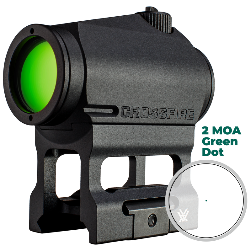 Vortex Optics Crossfire Green Dot 2 MOA (CF-GD2)