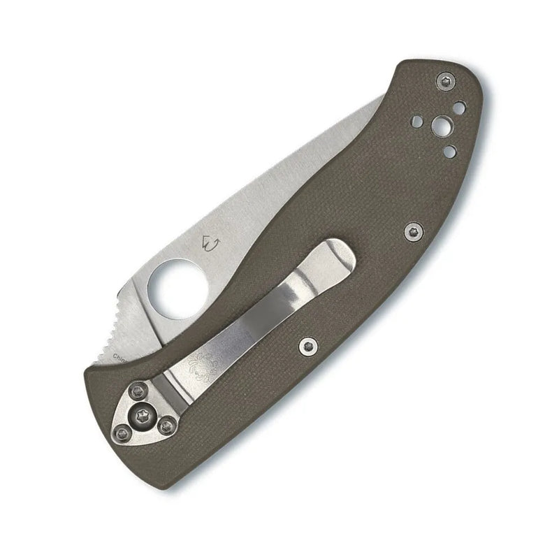 Spyderco Tenacious Brown 3.35" G-10 CPM M4 Folding Pocket Knife (C122GBNM4P)