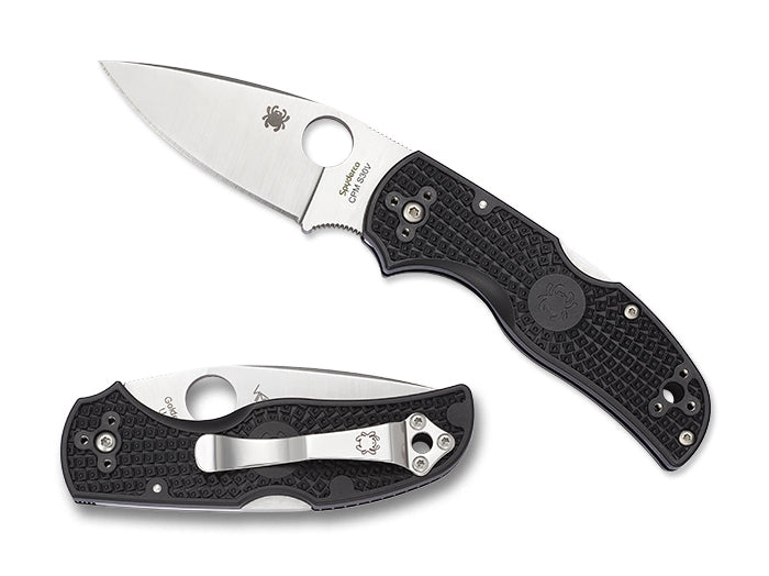 Spyderco Native 5 FRN Black Lightweight CombinationEdge Folding 2.95" Pocket Knife (C41PSBK5)