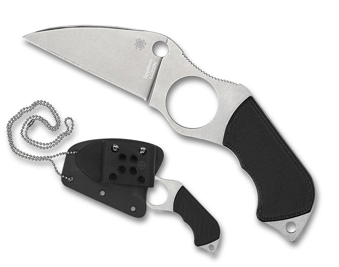 Spyderco Swick 6 Small 2.73" Wharncliffe Serrated Edge Fixed Pocket Knife (FB14S6)