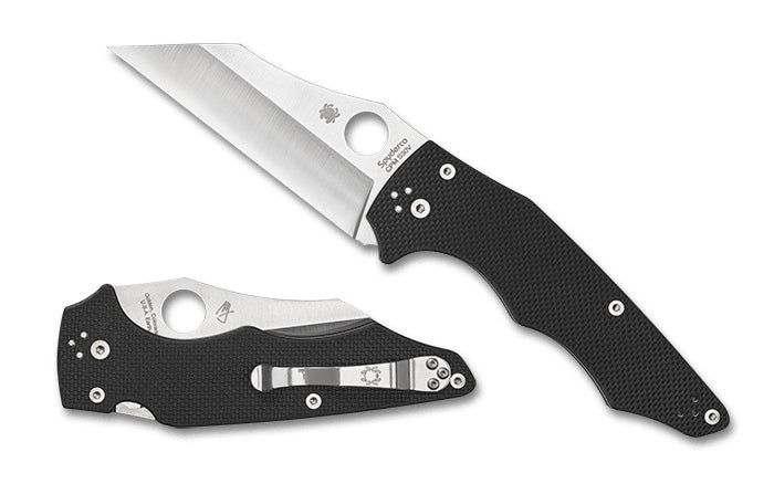 Spyderco Yojimbo Plain Edge 3.98" Folding Pocket Knife (C253GP)