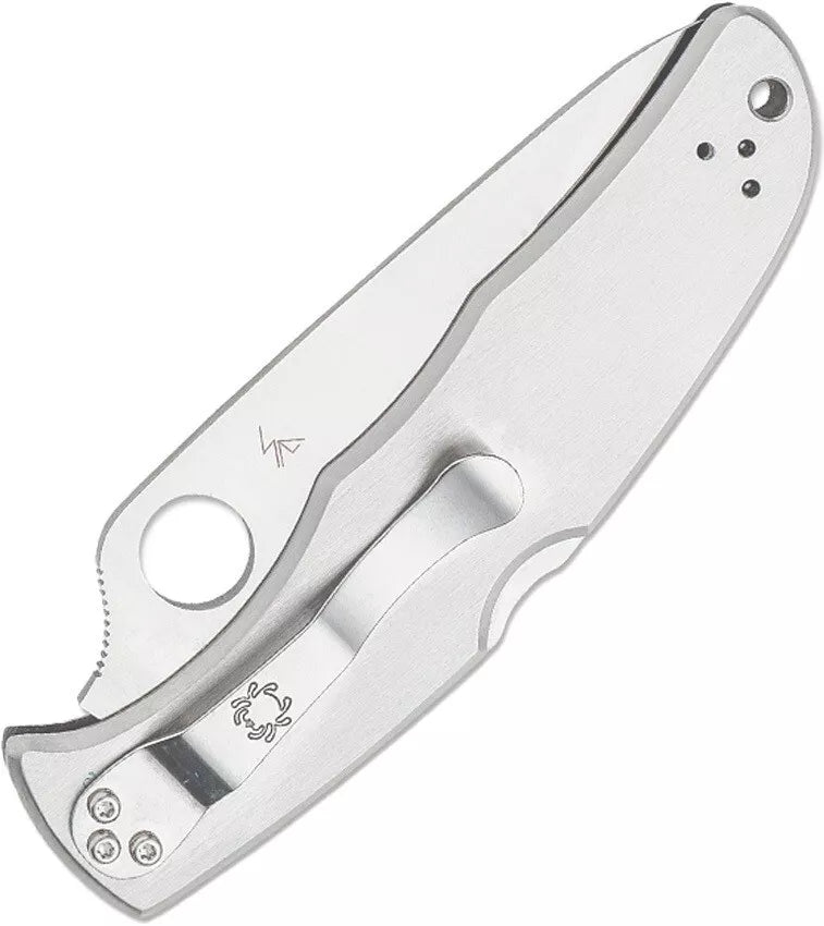 Spyderco Endura 4 Stainless Steel 3.82" Plain Edge Folding Pocket Knife (C10P)