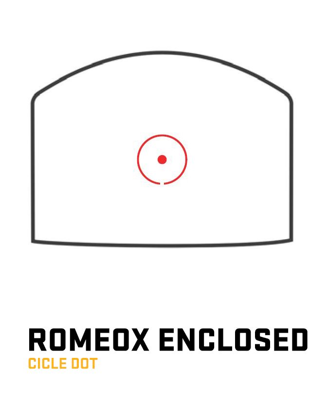 Sig Sauer Romeo-X Enclosed Pro Circle Dot Reflex Red Dot Sight (SORX1300)