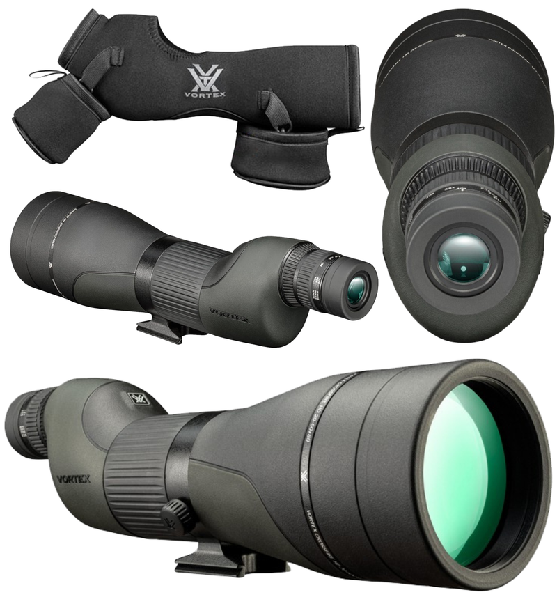 Vortex Optics Crossfire HD 20-60x80 Straight Spotting Scope (CF-80S)