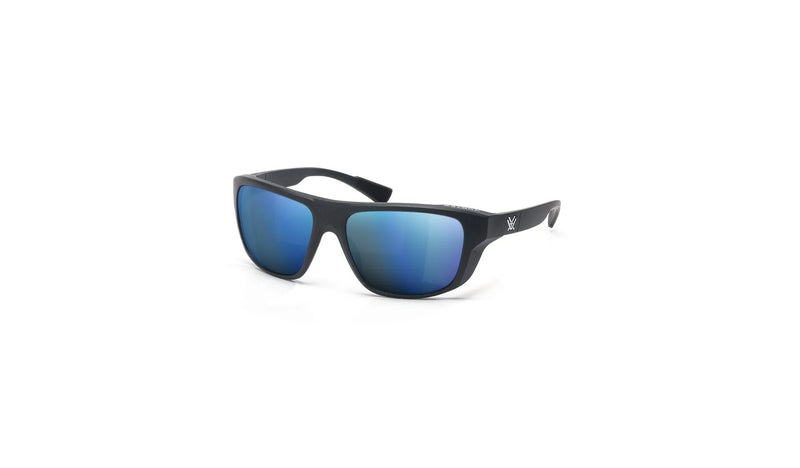 Vortex Optics Jackal Sunglasses UV Protection, Polarized, Ballistic Rated, Blue/Smoke - Blue Mirror (EJA-BLS-BL)