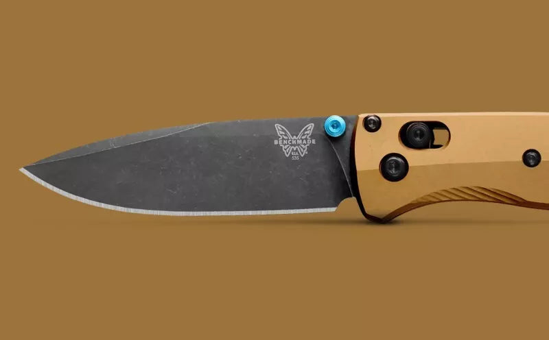 Benchmade Bugout Burnt Brass Aluminum 3.24" Plain Edge Folding Pocket Knife (535BK-07)