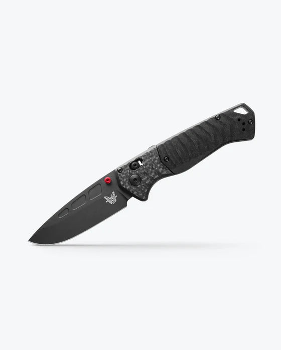 Benchmade PSK Carbon Fiber and Black G10 3.45" Plain Edge Foldinf Pocket Knife (593BK-01)