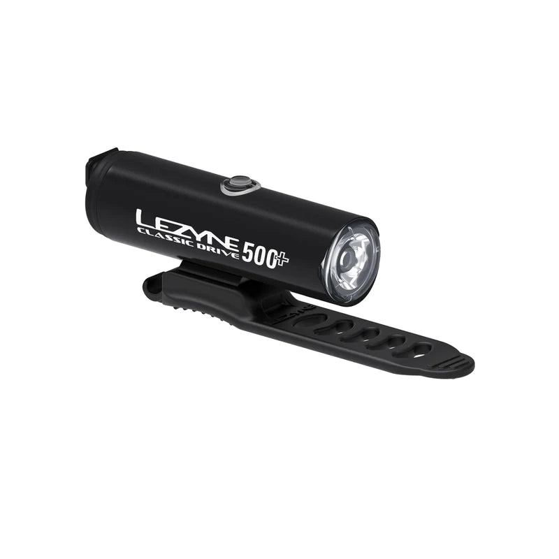 Lezyne Classic Drive 500+ and Zecto Drive 200+ Bicycle Light Set, Front and Rear Pair, 500/200 Lumen, USB-C Rechargeable (1-LED-29P-V737)