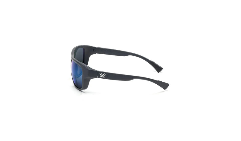 Vortex Optics Jackal Sunglasses UV Protection, Polarized, Ballistic Rated, Blue/Smoke - Blue Mirror (EJA-BLS-BL)