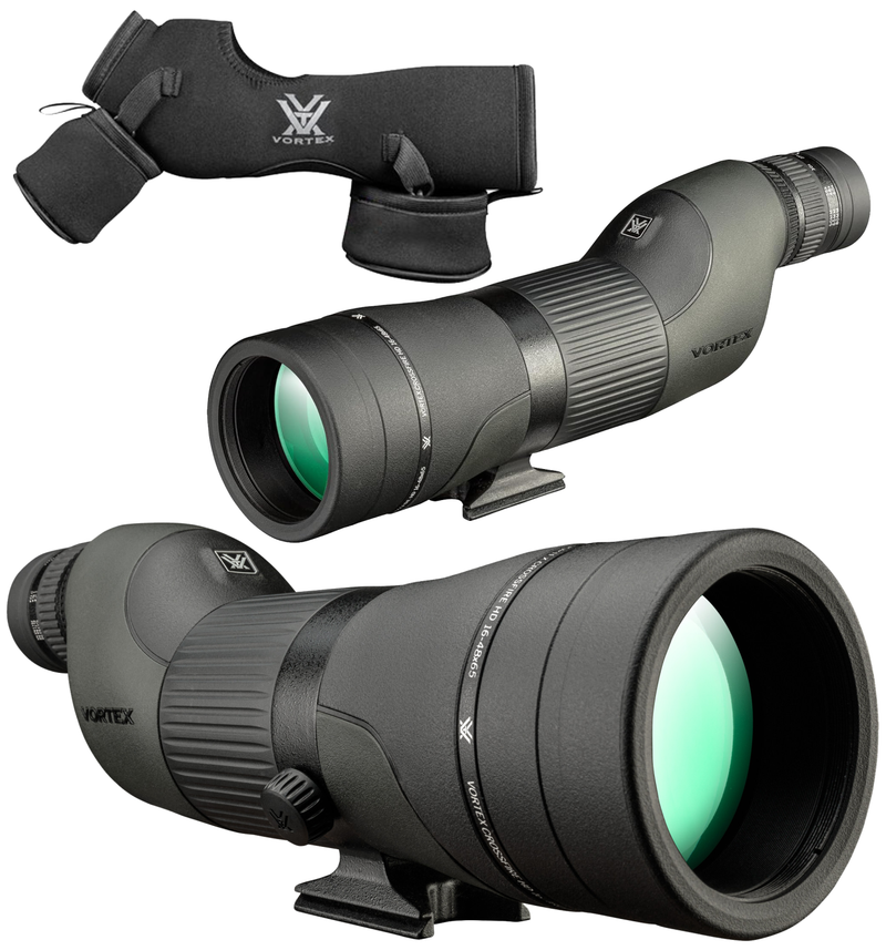 Vortex Optics Crossfire HD 16-48x65 Straight Spotting Scope (CF-65S)