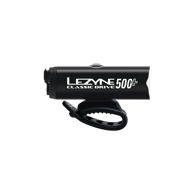 Lezyne Classic Drive 500+ and Zecto Drive 200+ Bicycle Light Set, Front and Rear Pair, 500/200 Lumen, USB-C Rechargeable (1-LED-29P-V737)