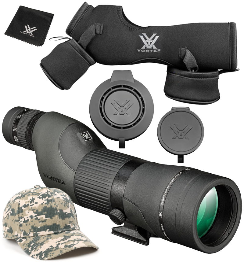 Vortex Optics Crossfire HD 16-48x65 Straight Spotting Scope (CF-65S)