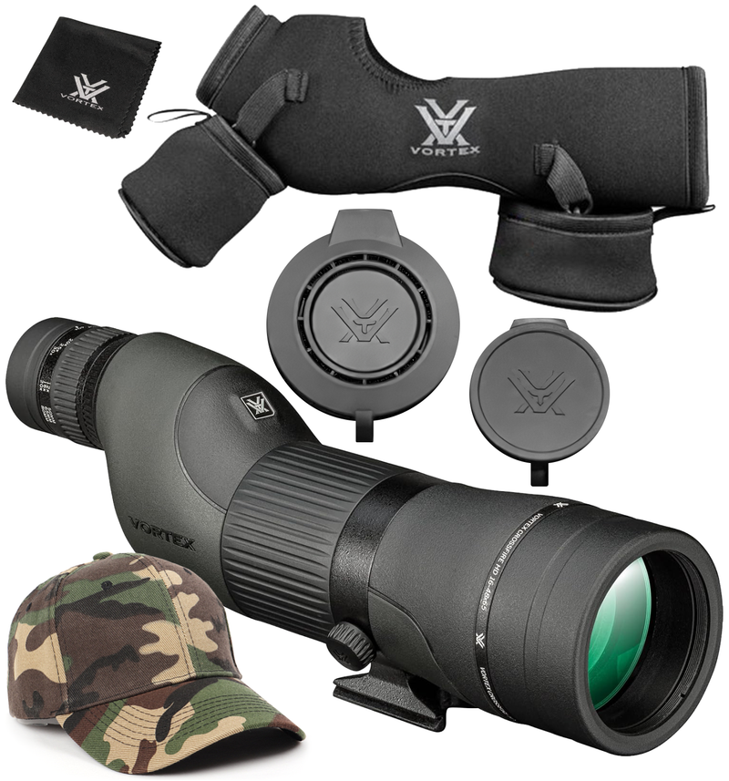 Vortex Optics Crossfire HD 16-48x65 Straight Spotting Scope (CF-65S)