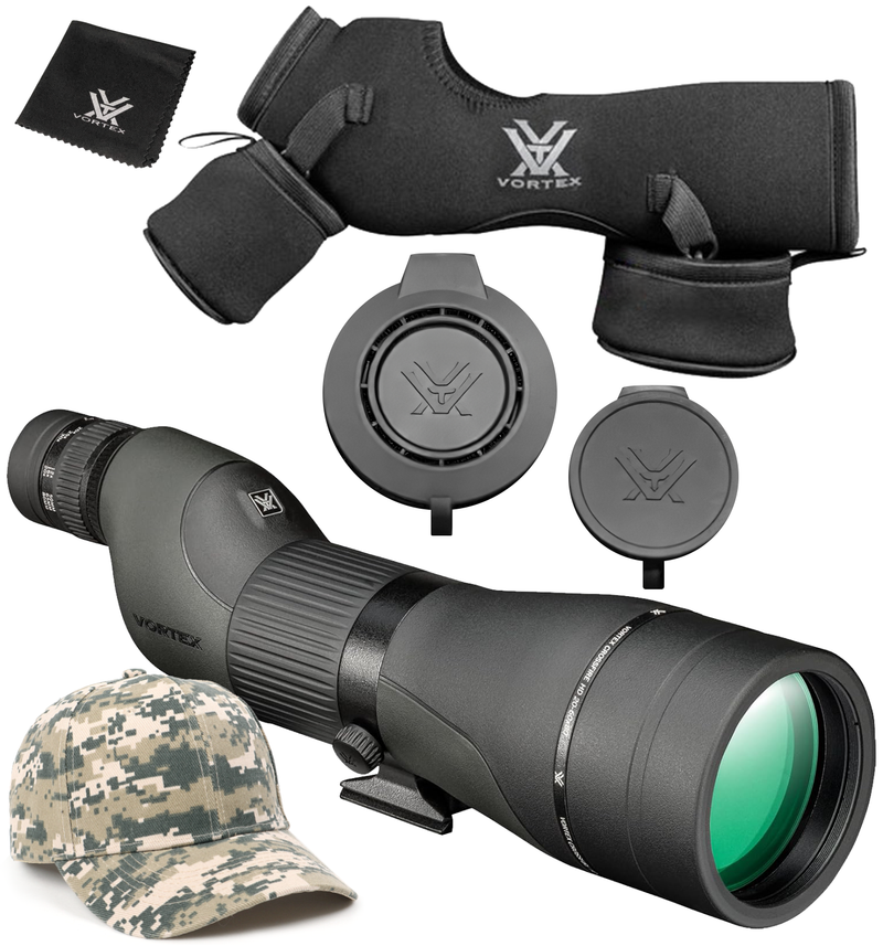 Vortex Optics Crossfire HD 20-60x80 Straight Spotting Scope (CF-80S)