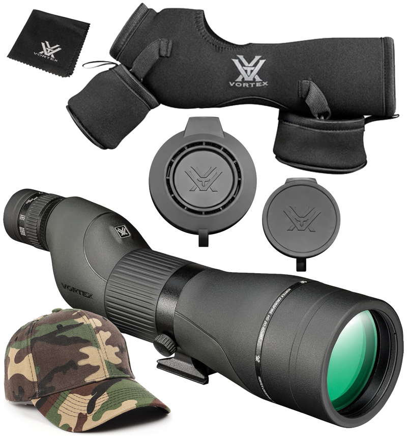 Vortex Optics Crossfire HD 20-60x80 Straight Spotting Scope (CF-80S)