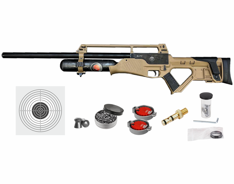 Hatsan Blitz Full Auto PCP Air Rifle with Wearable4U Bundle