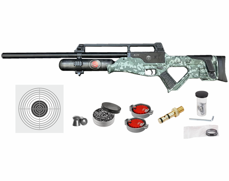 Hatsan Blitz Full Auto PCP Air Rifle with Wearable4U Bundle