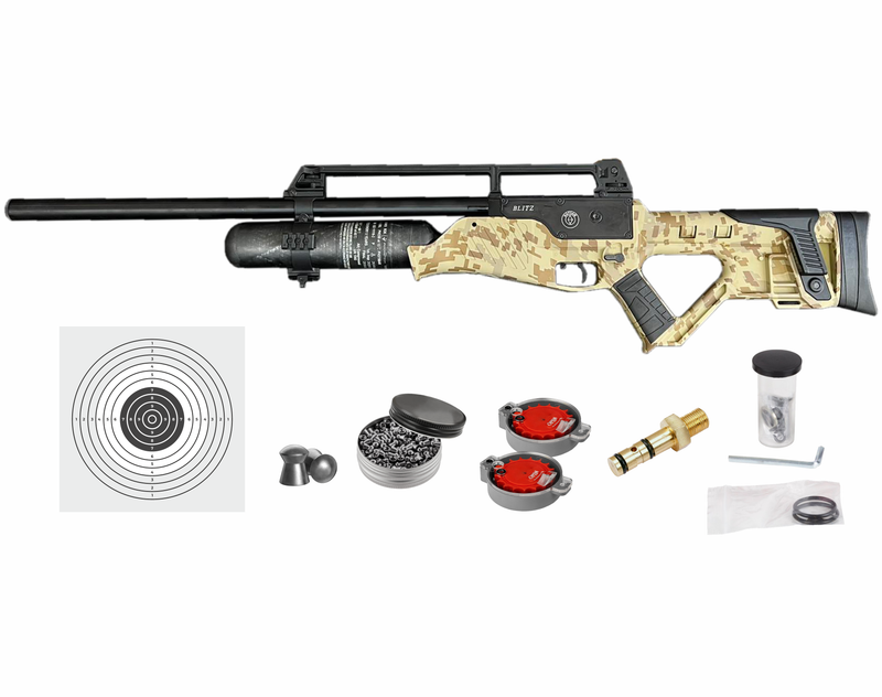 Hatsan Blitz Full Auto PCP Air Rifle with Wearable4U Bundle