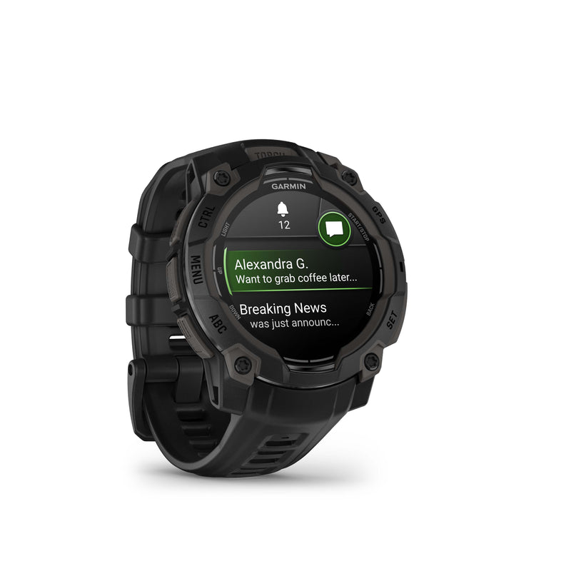 Garmin Instinct 3 Rugged Outdoor GPS Smartwatch, Wearable4U