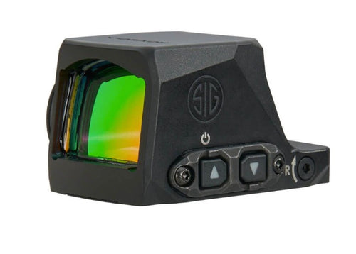 Sig Sauer Romeo-X Enclosed Compact Circle Red Dot Sight, Rugged Durable Aluminum, Waterproof (SORX1400)