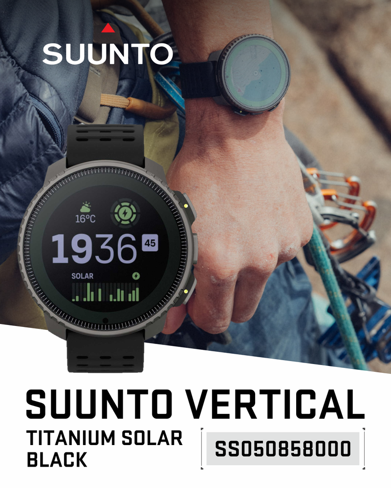 SUUNTO Vertical Adventure GPS Watch, Large Screen, Offline Maps, Solar Charging, Wearable4U