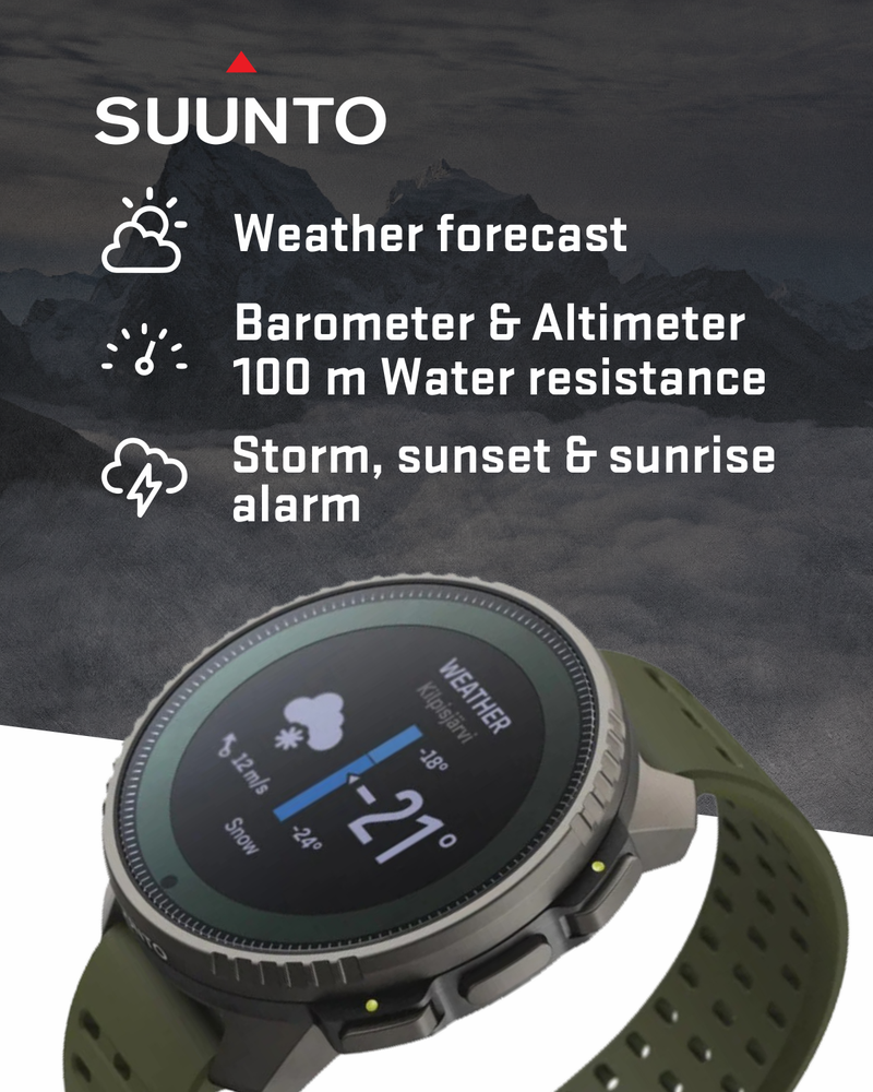 SUUNTO Vertical Adventure GPS Watch, Large Screen, Offline Maps, Solar Charging, Wearable4U