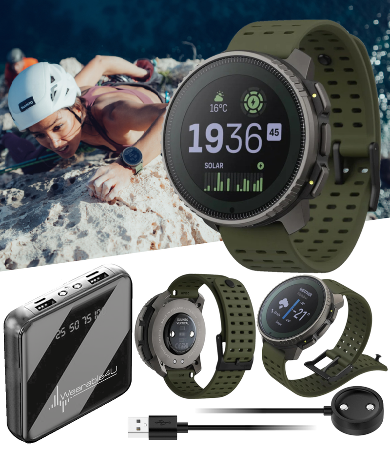 SUUNTO Vertical Adventure GPS Watch, Large Screen, Offline Maps, Solar Charging, Wearable4U