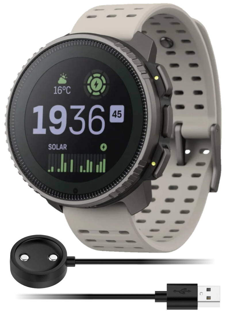 Suunto Vertical Adventure GPS Watch, All Black, Large Screen, Offline Maps, Wearable4U