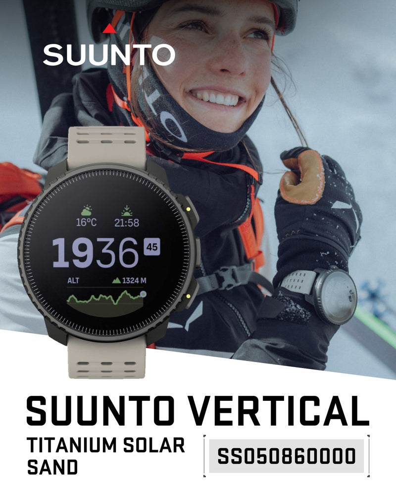 SUUNTO Vertical Adventure GPS Watch, Large Screen, Offline Maps, Solar Charging, Wearable4U