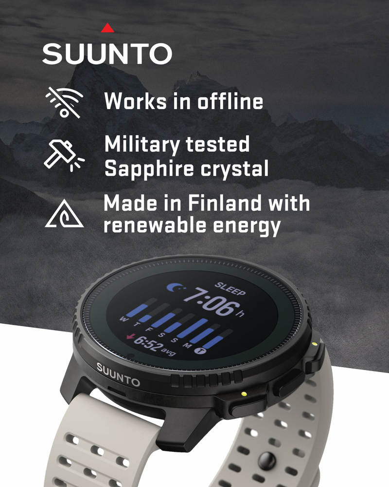 SUUNTO Vertical Adventure GPS Watch, Large Screen, Offline Maps, Solar Charging, Wearable4U