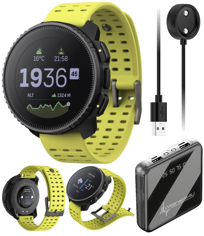 SUUNTO Vertical Adventure GPS Watch, Large Screen, Offline Maps, Solar Charging, Wearable4U