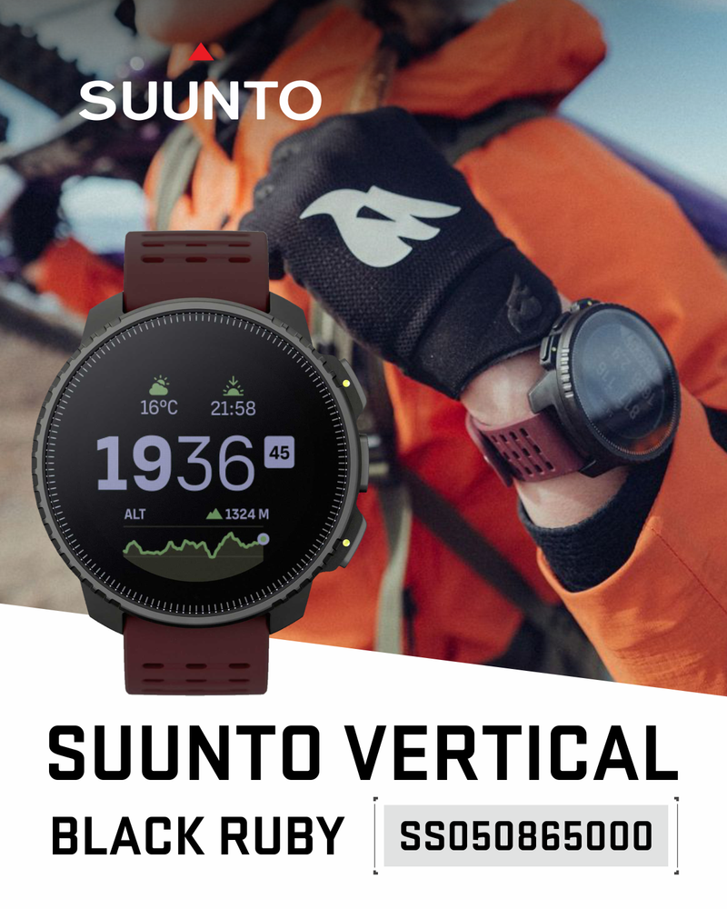 SUUNTO Vertical Adventure GPS Watch, Large Screen, Offline Maps, Solar Charging, Wearable4U