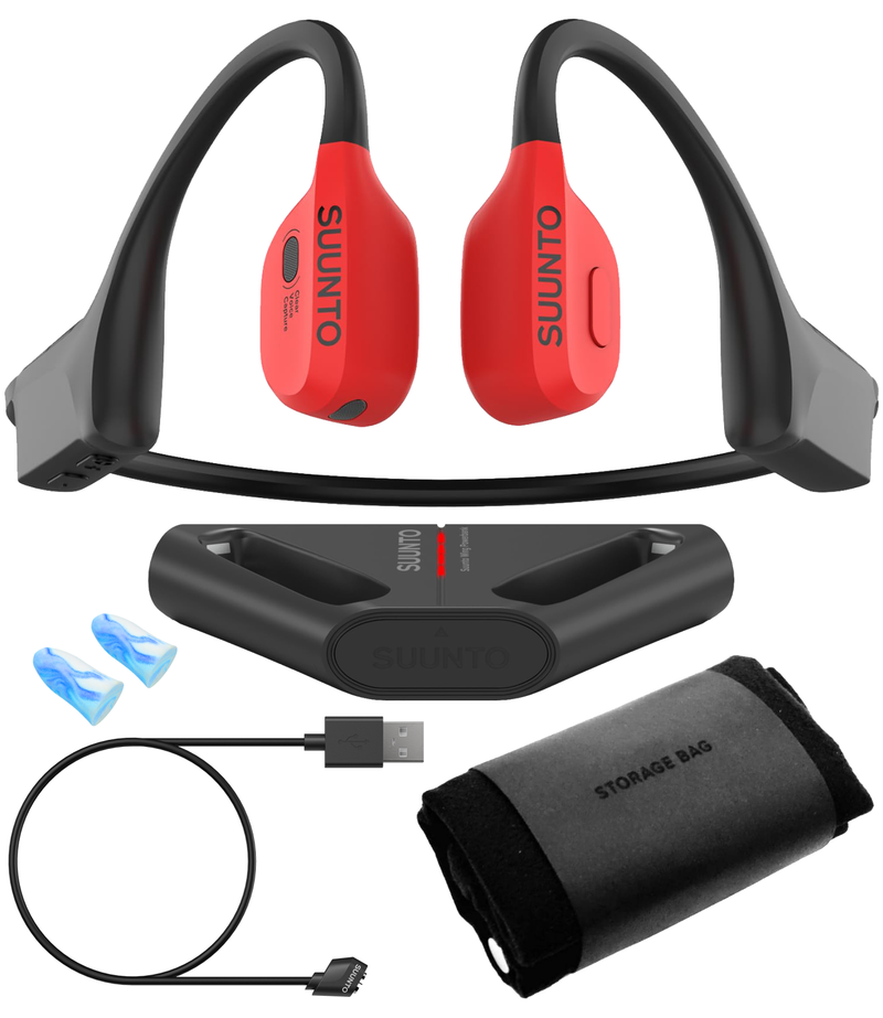 SUUNTO Wing Open-Ear Bone Conduction Headphone, Bluetooth Wireless Sport Headphone, Wearable4U