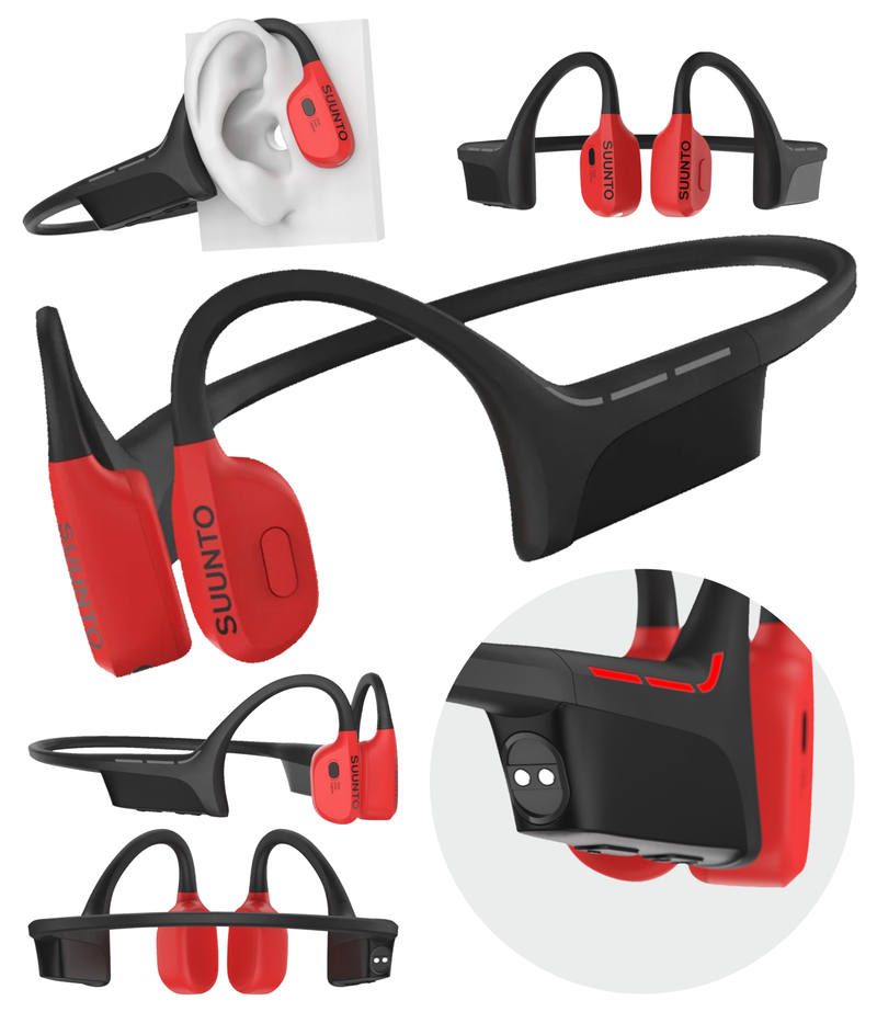 SUUNTO Wing Open-Ear Bone Conduction Headphone, Bluetooth Wireless Sport Headphone, Wearable4U